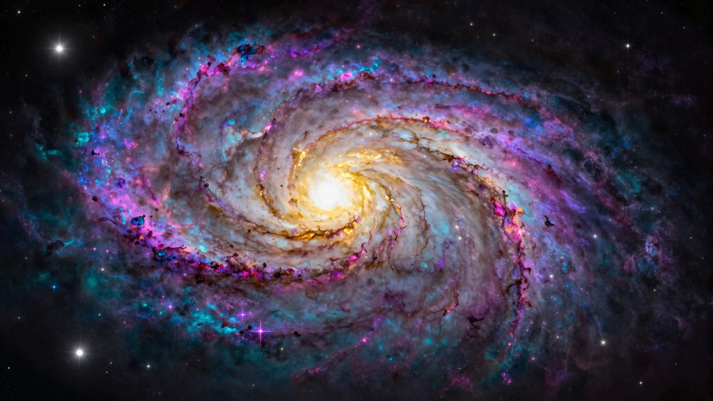 Cosmic Drift spiral galaxy Frame TV art