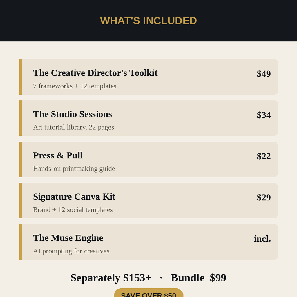 The Complete Creative System — 5-in-1 Bundle