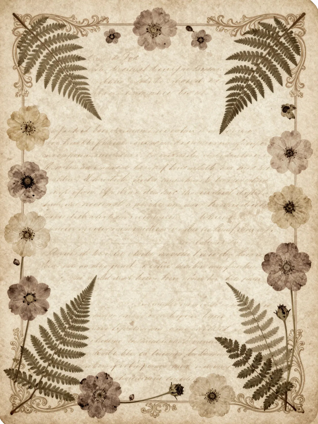 Detailed aged vintage page background