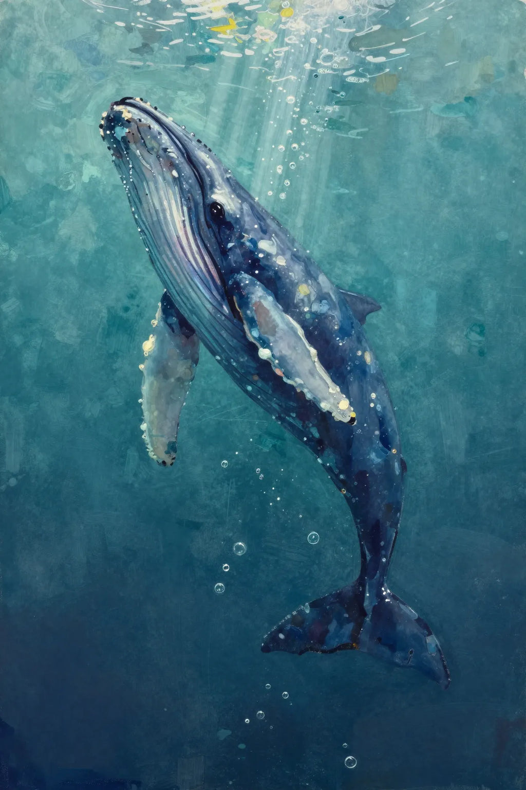 Kindred whale print 2:3 — Depth