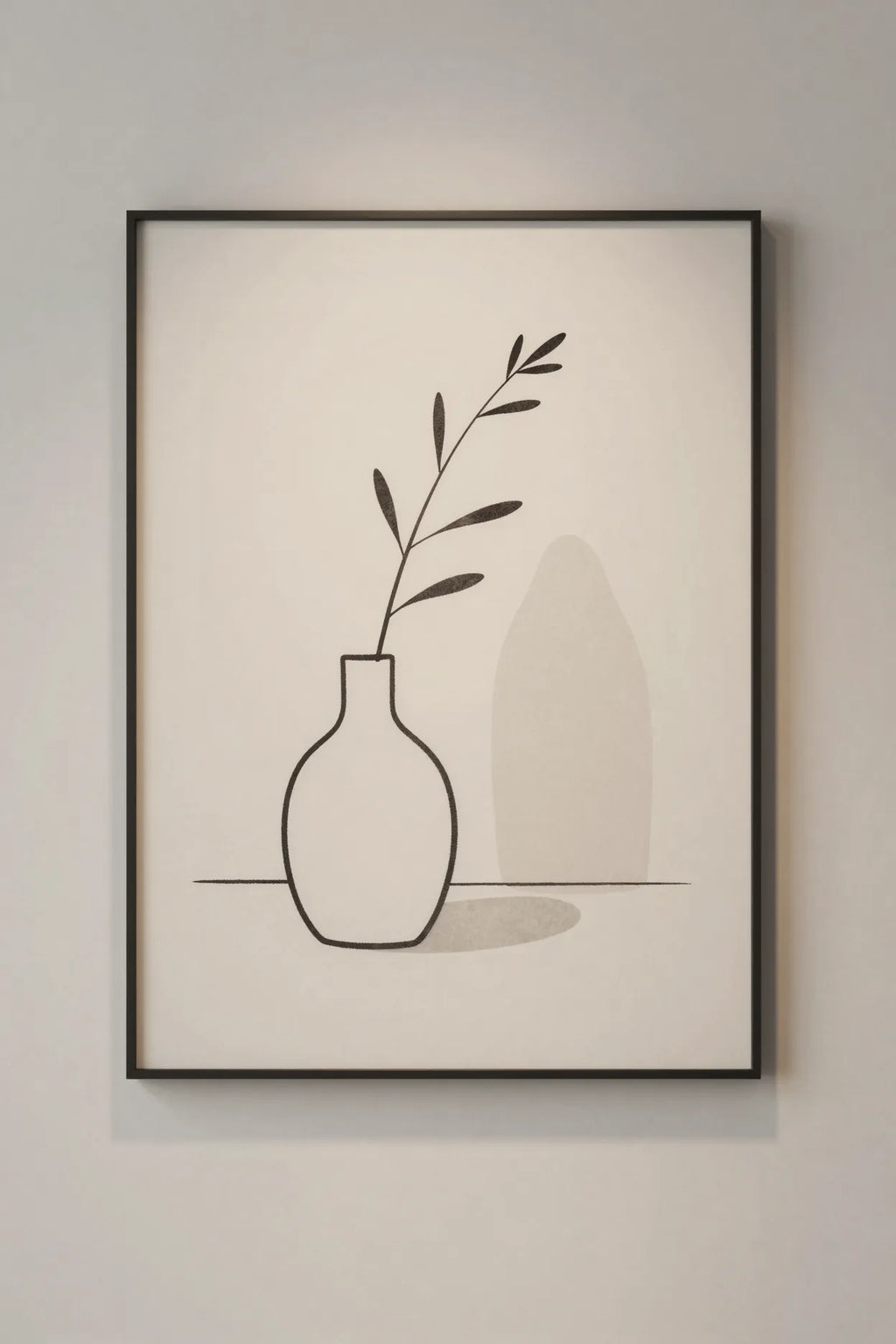 Refined vase still life print