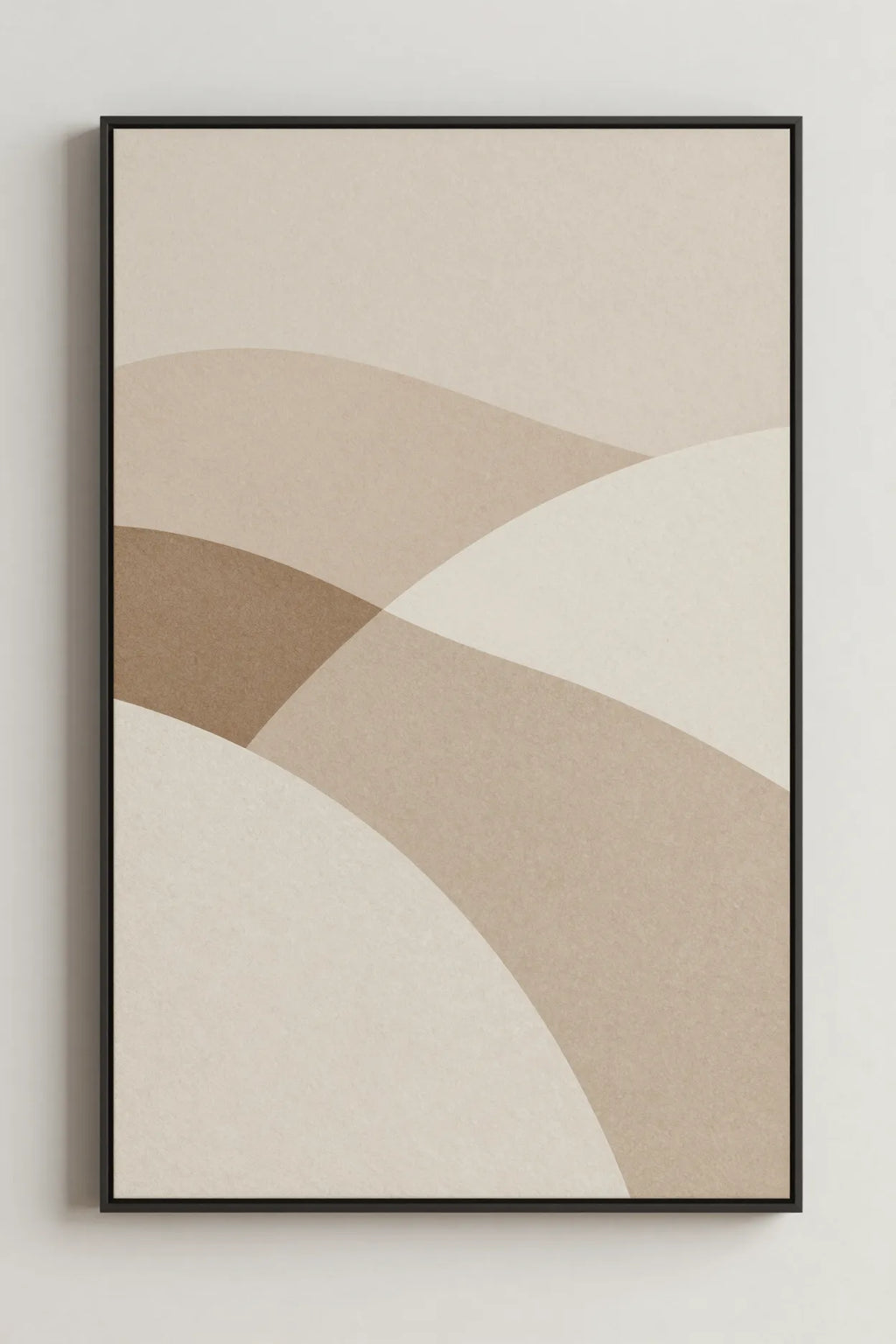 Refined abstract dune print