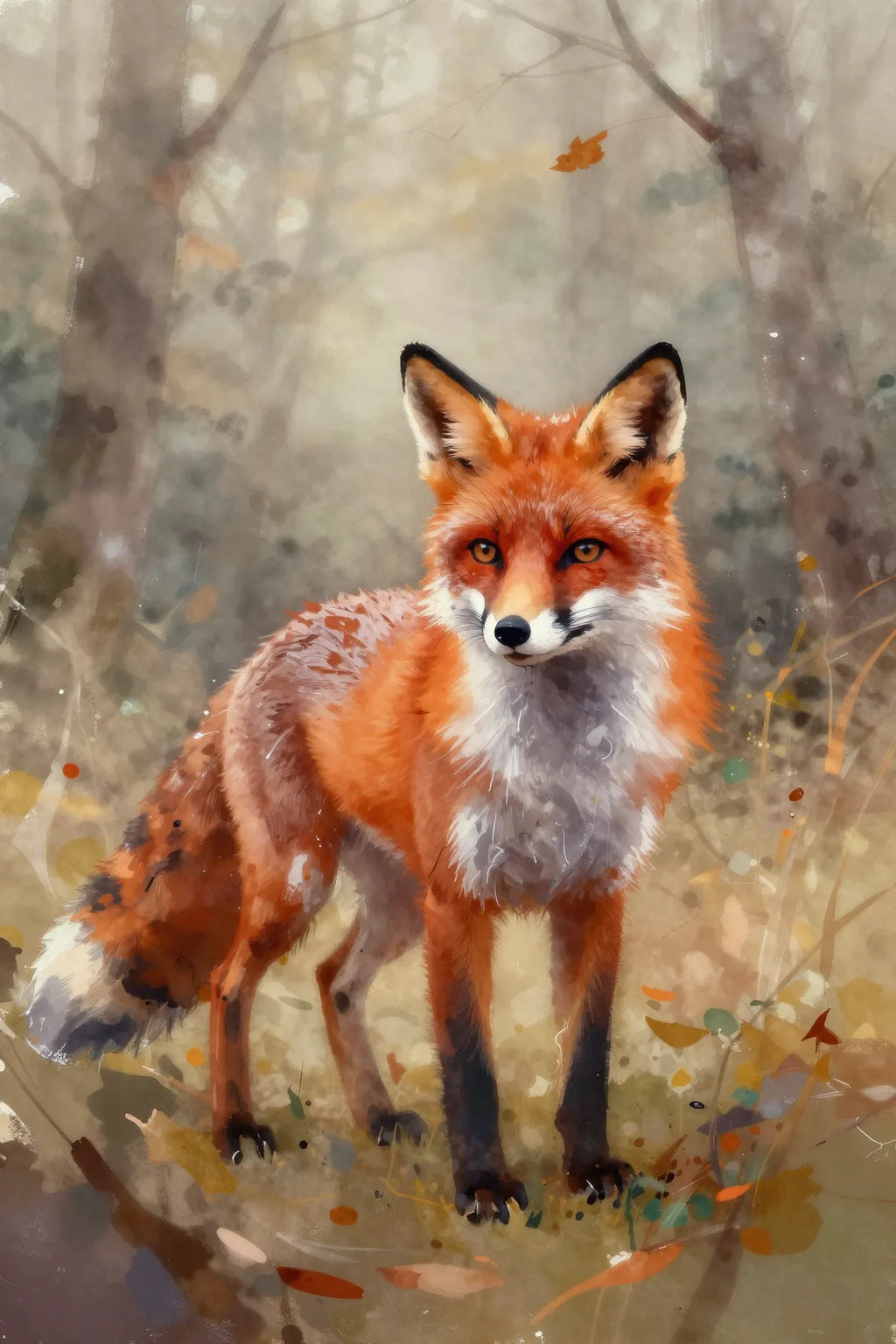 Kindred fox print 2:3 — Cunning