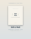 Still & Well printable wellness workbook cover