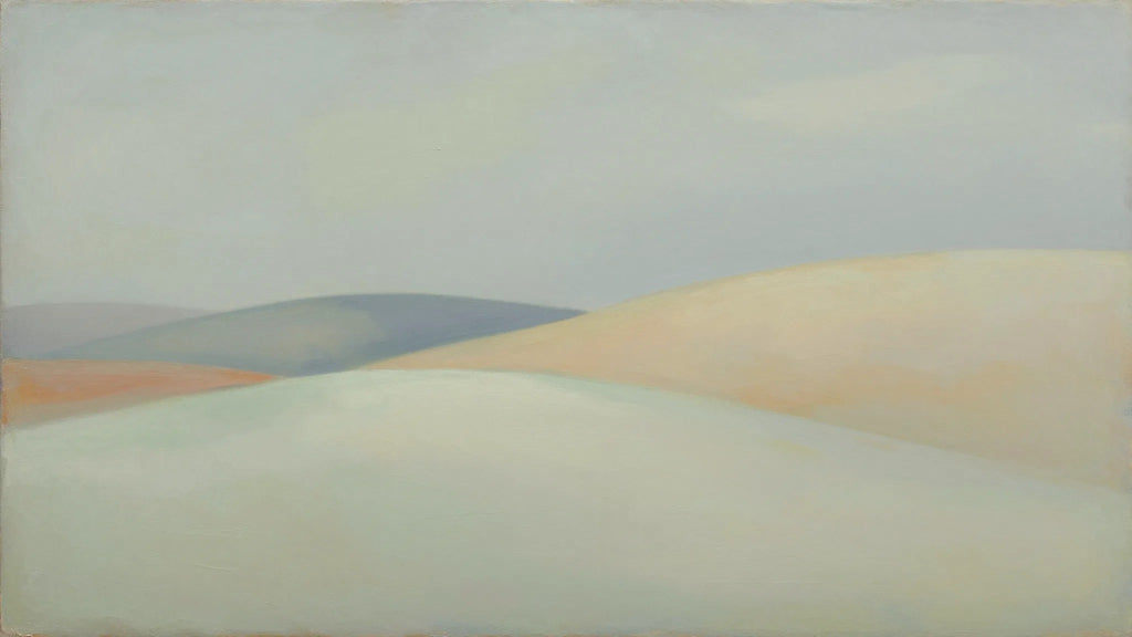 Painterly abstract landscape Frame TV art
