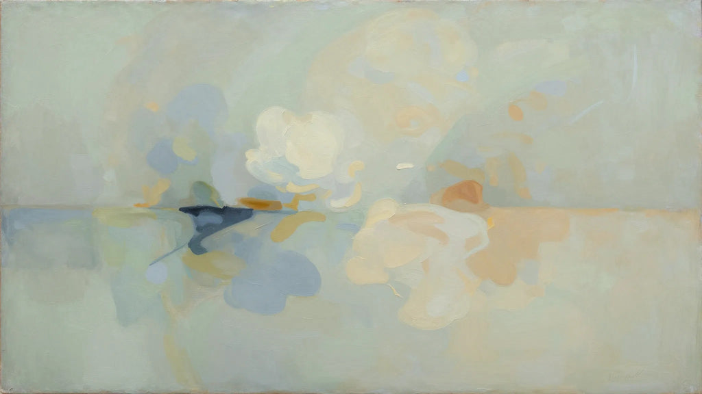 Painterly abstract florals Frame TV art