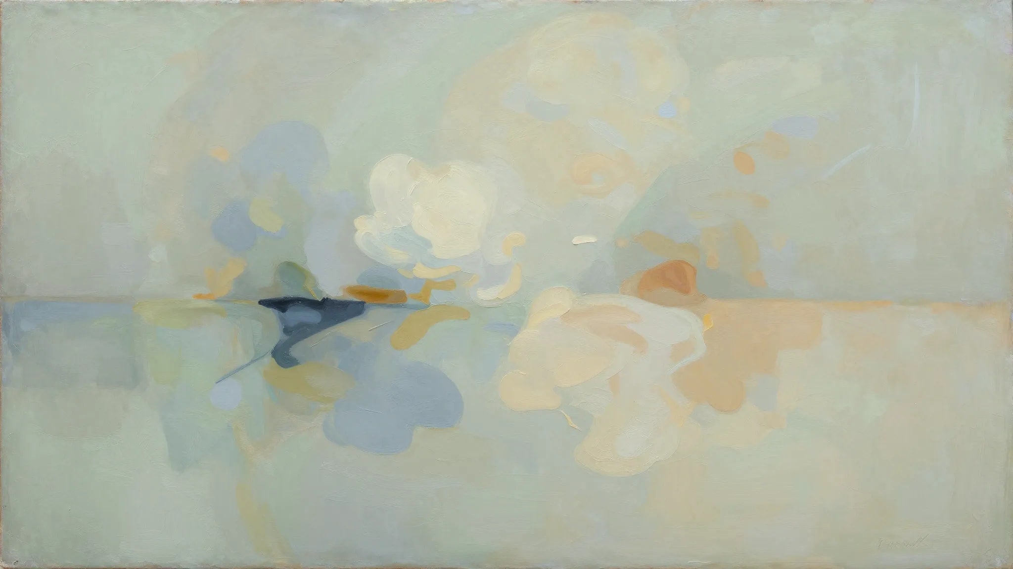 Painterly abstract florals Frame TV art