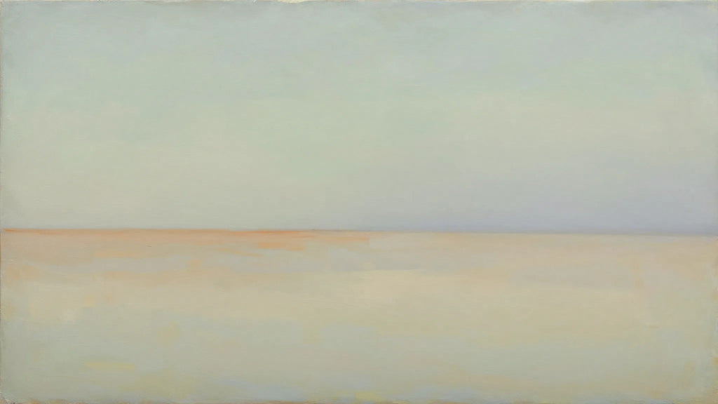 Painterly minimal horizon Frame TV art